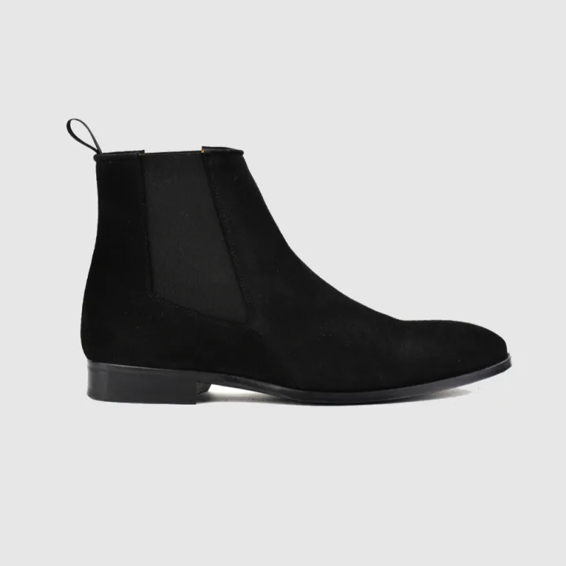 Chelseaboot JAHN suede black